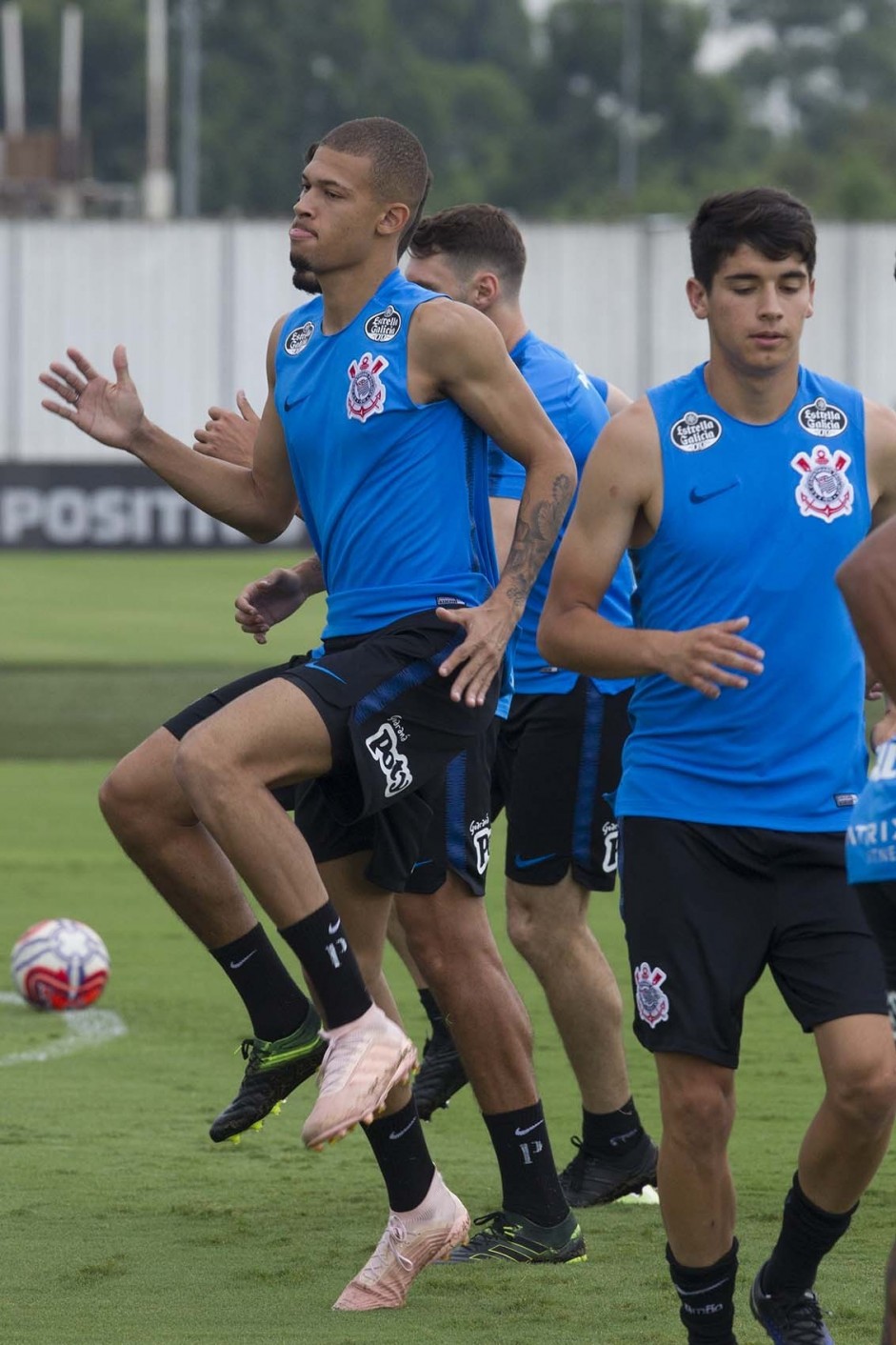 Joo Victor no penltimo treino antes do primeiro jogo pelo Paulisto 2019