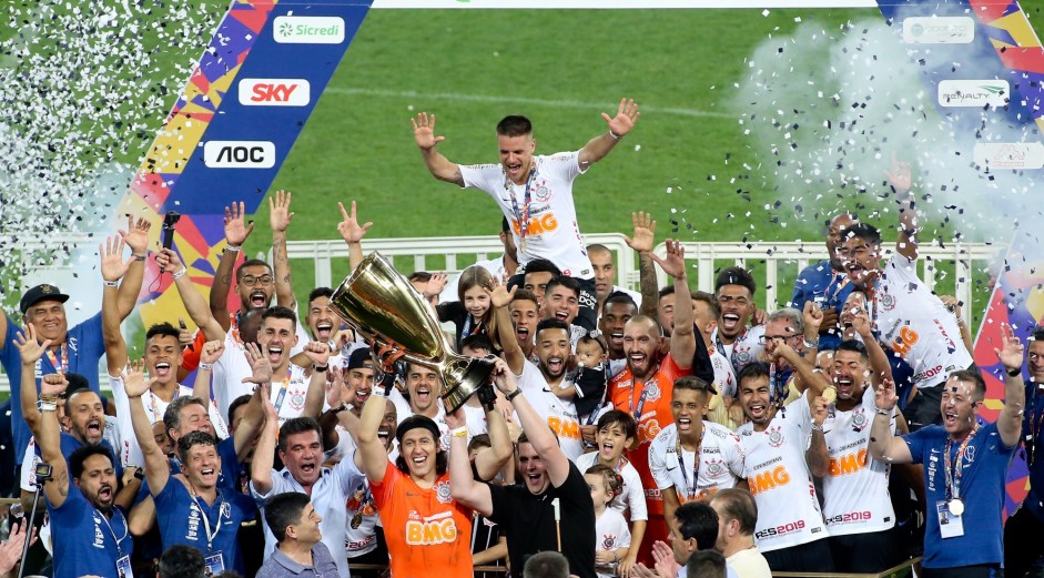 Corinthians foi campeo paulista em 2019 e nos dois anos anteriores