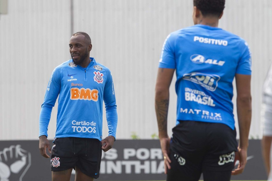 Manoel no ltimo treino antes do jogo contra o Bahia, pelo returno do Brasileiro