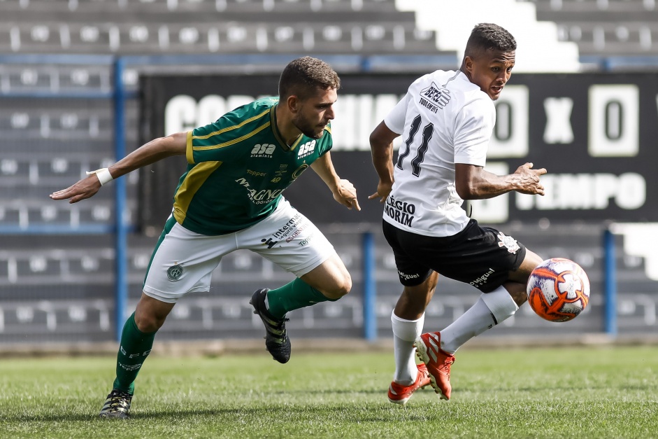 Ruan de Oliveira durante jogo contra o Guarani pelo Campeonato Paulista Sub-20