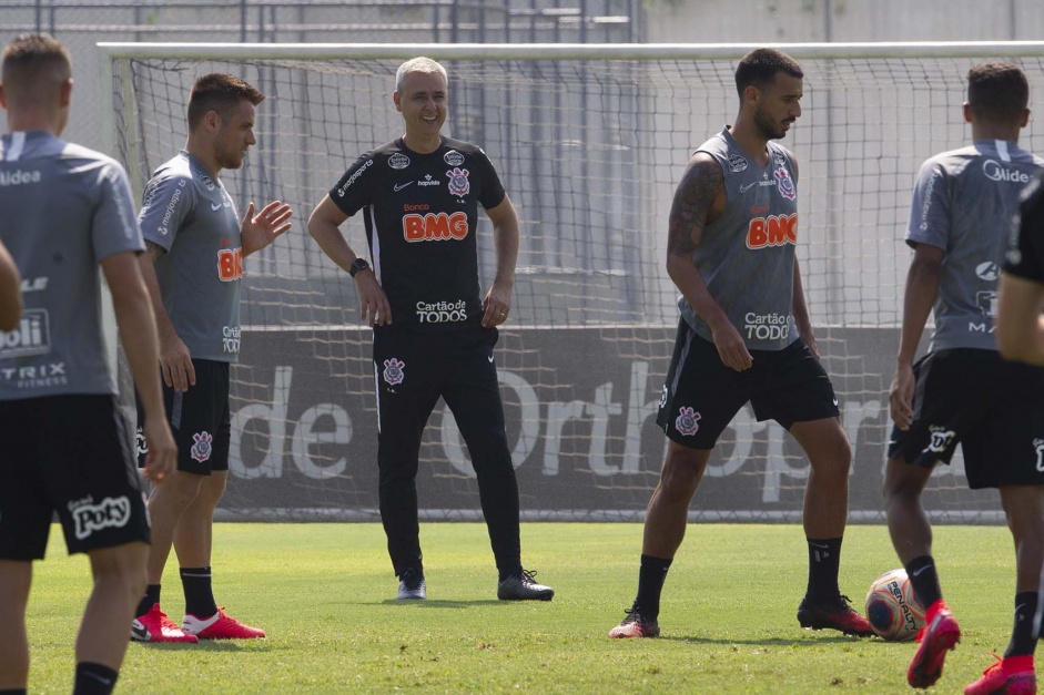 Corinthians no vai treinar pelos prximos dias por conta do Coronavrus