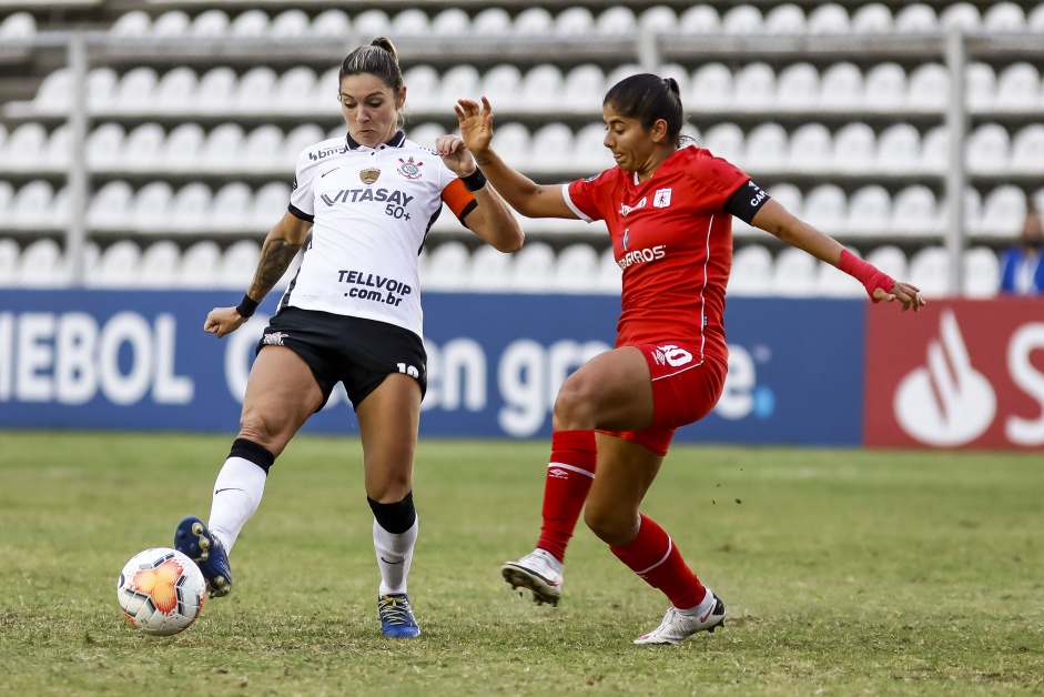 Gabi Zanotti no jogo entre Corinthians e Amrica de Cali, pela Copa Libertadores Feminina