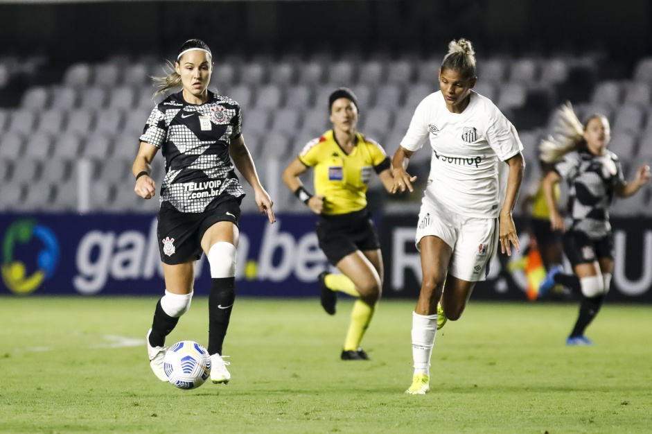 Crivelari na derrota para o Santos, pelo Campeonato Brasileiro Feminino