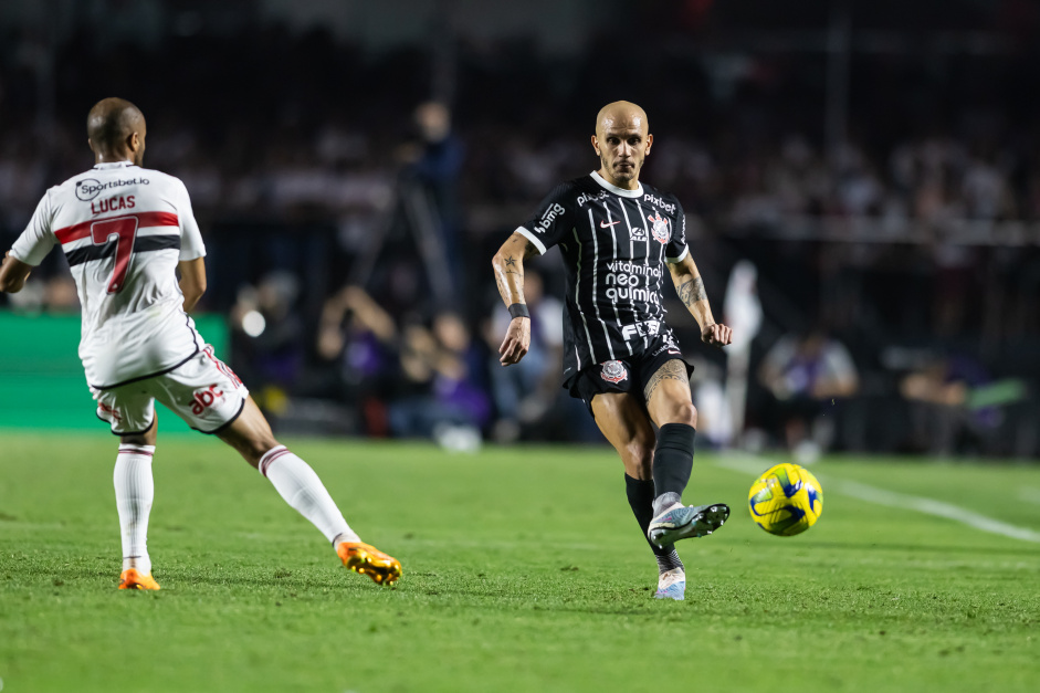 Fbio Santos em ao durante jogo do Corinthians contra o So Paulo, pela Copa do Brasil